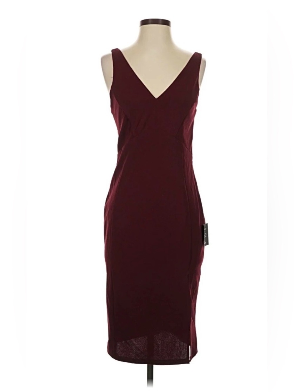 NWT Lulus Burgundy Midi Dress